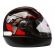 Capacete Moto Taurus Fórmula 1 Neo Preto Fosco Vermelho - Preto Vermelho