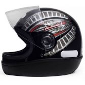 Capacete Fechado Taurus San Marino Formula 1R Viseira 2mm - Preto