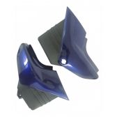 Par De Tampa Lateral Moto Ybr 125 Roxa 2002 20003 2004 Carenagem S/ Adesivo Mod Original - Tork