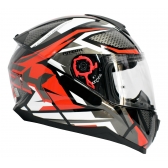 Capacete Esportivo Moto Norisk Razor FF808 Fechado Masculino Feminino - Sharp Vermelho