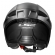 Capacete Moto Aberto Ls2 Of616 S Airflow II Black Preto Fosco C/ Spoiler Masculino Feminino