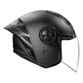 Capacete Moto Aberto Ls2 Of616 S Airflow II Black Preto Fosco C/ Spoiler Masculino Feminino