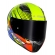 Capacete Moto Esportivo LS2 FF810 Vigo Flight C/ Spoiler Masculino Feminino Lançamento - Amarelo Laranja