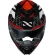 Capacete Moto Esportivo Fechado Norisk Strada 2 Evoque Branco Preto Vermelho C/ Óculos Lançamento