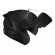 Capacete Moto Robocop Escamoteável Norisk Force 2 Preto Fosco Articulado C/ Óculos E Selo Inmetro - Preto Cinza Fosco