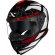 Capacete Moto Esportivo Fechado Norisk Strada 2 Evoque Branco Preto Vermelho C/ Óculos Lançamento