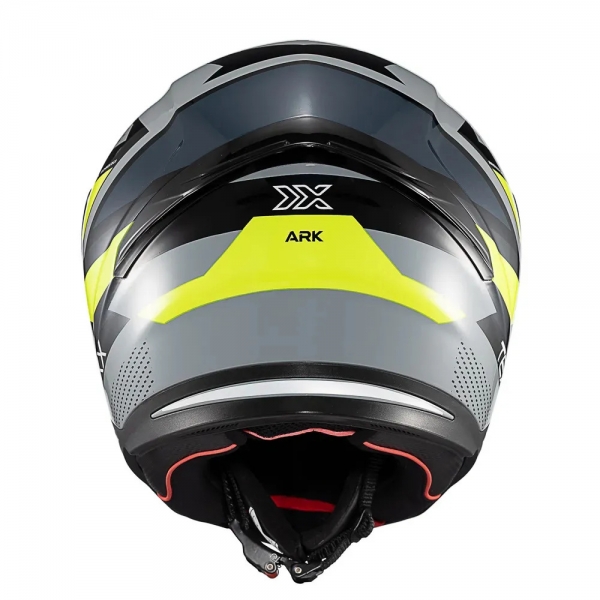Capacete Moto Esportivo Fechado Texx Hunter Ark C/ Aerofólio Spoiler Masculino Feminino Lançamento - Cinza Verde