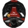 Capacete Moto Esportivo Fechado Norisk Strada 2 Evoque Branco Preto Vermelho C/ Óculos Lançamento