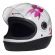 Capacete Feminino Taurus San Marino Formula 1R C/ Flor Femme Modelo Novo - Branco