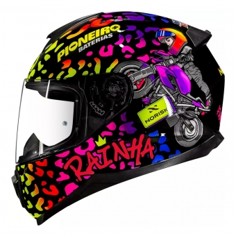 Capacete Esportivo Moto Norisk Razor FF808 Fechado Masculino Feminino