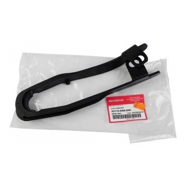 Saboneteira Guia Deslizador Corrente Transmissão Moto Xre 190 Nxr Bros 125 Bros 150 Bros 160 Original Honda - Preto