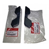Par De Capa Borracha Do Bagageiro Xre 300 2019 2020 2021 2022 2023 Sahara 300 Original Honda - Preto