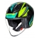 Capacete Moto Aberto Ls2 Of616 S Airflow II Draze Preto Amarelo C/ Spoiler Masculino Feminino
