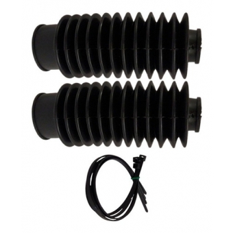 Sanfona Protetor Bengala Cg 125 Today Fan 125 Titan 125 12 Dentes Preta