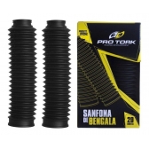 Sanfona Protetor Bengala Bengala Preta Moto Xre 190 Xtz 125 Dt 200 Bros 150 160  Nx 150 Nx 200 20 Dentes