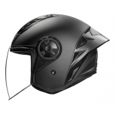 Capacete Moto Aberto Ls2 Of616 S Airflow II Black Preto Fosco C/ Spoiler Masculino Feminino