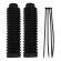 Sanfona Protetor Bengala Moto Nxr Bros 125 150 Até 2008 Xlr 125 Xtz 125 Xls 125 18 Dente Preta