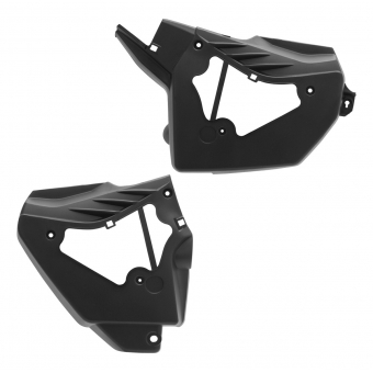 Par De Sub Tampa Lateral Inferior Titan 150 2009 2010 2011 2012 2013 Modelo Original