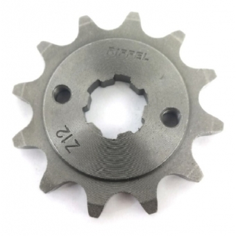 Pinhão Pião 12 Dentes 12d Moto Xr 250 Tornado Cbx 250 Twister Pião Cross Trilha Reforçado Aço 1045