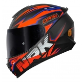 Capacete Esportivo Moto Norisk Razor FF808 Fechado Masculino Feminino - Ghost Laranja