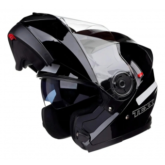 Capacete Moto Robocop Articulado Texx Gladiator V3 Escamoteável C/ Óculos Masculino Feminino