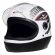 Capacete Taurus Formula 1R Viseira 2mm Modelo Novo - Branco