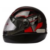 Capacete Moto Taurus Fórmula 1 Neo Preto Fosco Vermelho - Preto Vermelho