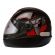 Capacete Moto Taurus Fórmula 1 Neo Preto Fosco Vermelho - Preto Vermelho