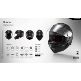 Capacete Moto Esportivo Texx Hunter Ark Preto Fosco C/ Aerofólio Spoiler Masculino Feminino