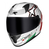 Capacete Fechado Moto Race Tech Sector Grid Grand Prix Bandeira Italy Itália Lançamento