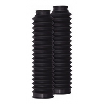 Sanfona Protetor Bengala Moto Nxr Bros 150 09/14 Bros 160 Xre 190 Nx 150 Nx 200 Dt 180 200 21 Dentes Preta