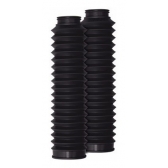 Sanfona Protetor Bengala Moto Nxr Bros 150 09/14 Bros 160 Xre 190 Nx 150 Nx 200 Dt 180 200 21 Dentes Preta