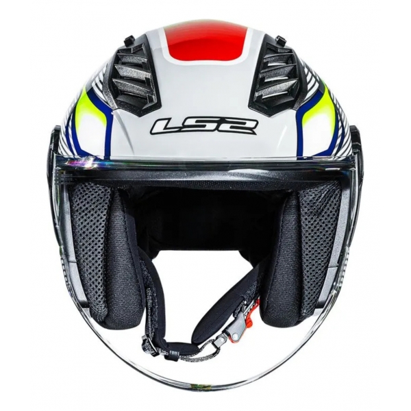 Capacete Moto Aberto Ls2 Of616 S Airflow II Sting 86 Escorpião C/ Spoiler Masculino Feminino