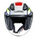 Capacete Moto Aberto Ls2 Of616 S Airflow II Sting 86 Escorpião C/ Spoiler Masculino Feminino