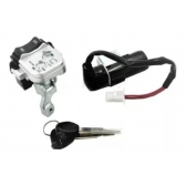 Kit Chave Contato Miolo Ignição Moto Pcx 150 2014 2015 Jogo C/ Bloqueador Modelo Original