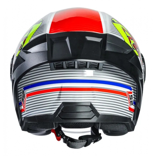 Capacete Moto Aberto Ls2 Of616 S Airflow II Sting 86 Escorpião C/ Spoiler Masculino Feminino