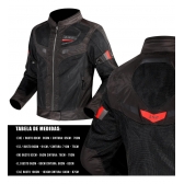 Jaqueta Masculina Moto Ls2 Garda Motociclista Verão Ventilada C/ Proteções