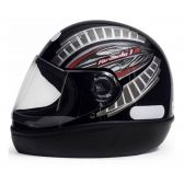 Capacete Fechado Taurus San Marino Formula 1R Viseira 2mm - Preto