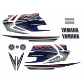 Kit Adesivos Faixa Moto Xtz 125 Azul 2006 ( Jogo Adesivo ) - Jotaesse