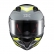 Capacete Moto Esportivo Fechado Texx Hunter Ark C/ Aerofólio Spoiler Masculino Feminino Lançamento - Cinza Verde