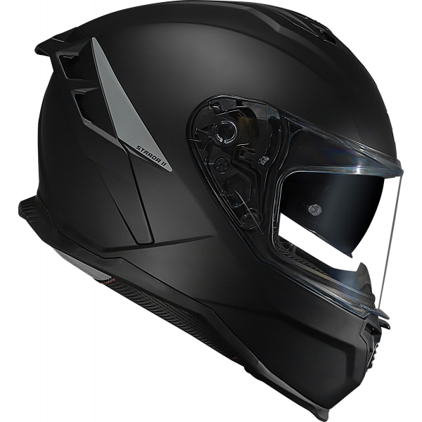Capacete Moto Esportivo Fechado Norisk Strada 2 Monocolor Preto Fosco C/ Óculos Interno Lançamento