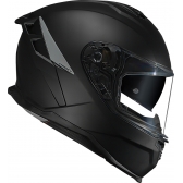 Capacete Moto Esportivo Fechado Norisk Strada 2 Monocolor Preto Fosco C/ Óculos Interno Lançamento