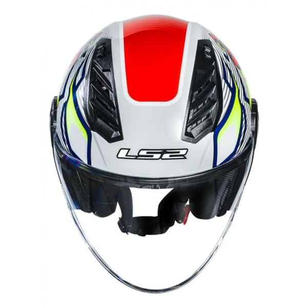 Capacete Moto Aberto Ls2 Of616 S Airflow II Sting 86 Escorpião C/ Spoiler Masculino Feminino
