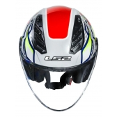 Capacete Moto Aberto Ls2 Of616 S Airflow II Sting 86 Escorpião C/ Spoiler Masculino Feminino