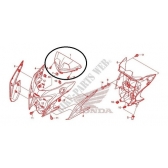 Carenagem Capa Frontal Superior Painel Cb 250 F Twister 2016 2017 2018 2019 2020 2021 2022 2023 Original Honda