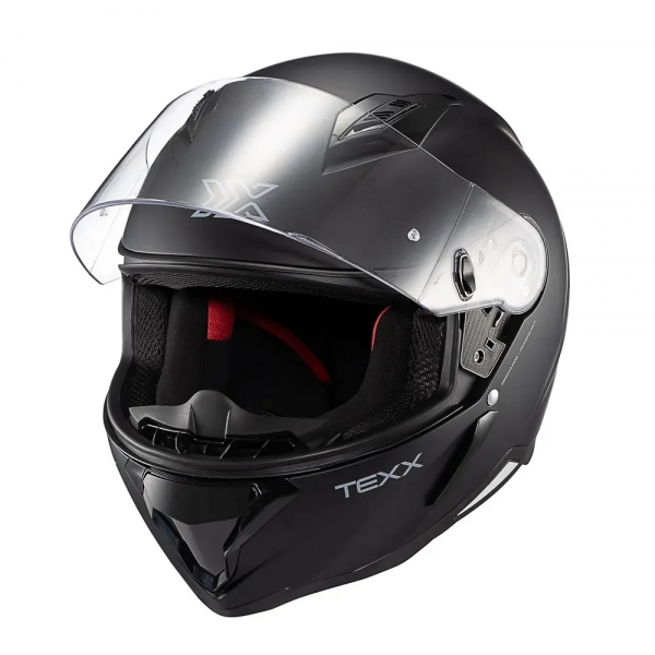 Capacete Moto Esportivo Texx Hunter Ark Preto Fosco C/ Aerofólio Spoiler Masculino Feminino