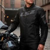 Jaqueta Masculina Moto Ls2 Apex Motociclista Impermeável C/ Proteções