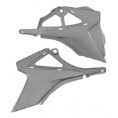 Sub Tampa Lateral Inferior Nxr Bros 150 2009 2010 2011 2012 2013 2014 Cinza Escuro Modelo original Tork