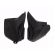 Par De Tampa Lateral Cg Fan 125 2009 2010 2011 2012 2013 Carenagem Modelo Original S/ Adesivo - Preta