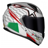 Capacete Fechado Moto Race Tech Sector Grid Grand Prix Bandeira Italy Itália Lançamento